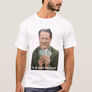Camiseta ¡Al Gore está todo sobre el verde!!!