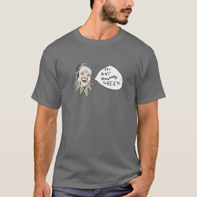 Camiseta Al Gore: No es el ser fácil verde (Anverso)