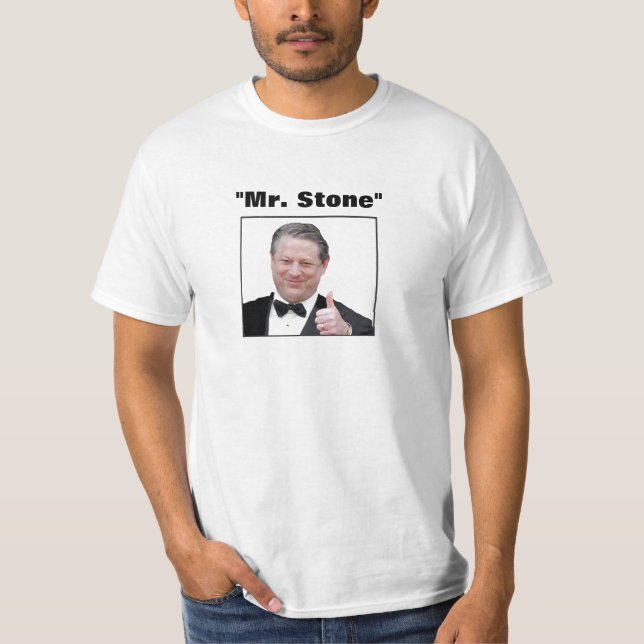Camiseta Al Gore: "Sr. Stone " (Anverso)