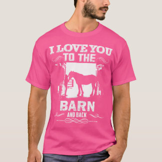 Camiseta Al Granero Y De Regreso Amante Del Caballo Montand