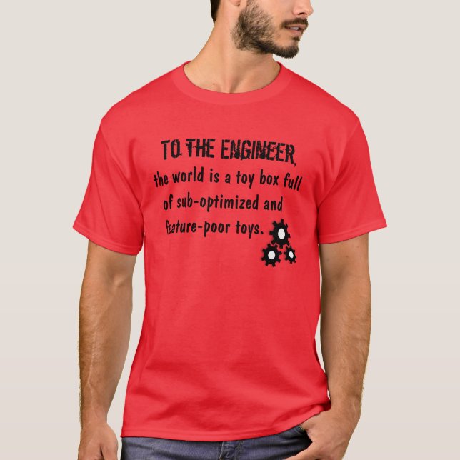 Camiseta Al ingeniero (Anverso)