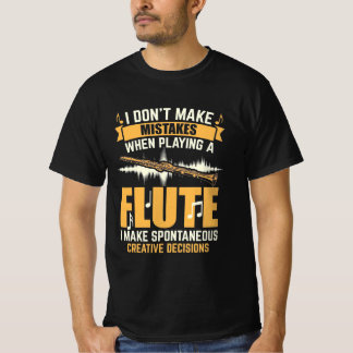 Camiseta Al Jugar A Una Flauta Hago Espontáneo