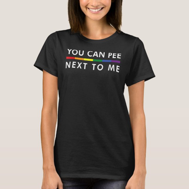 Camiseta Al Lgbt Pride Proteger Transgénero (Anverso)