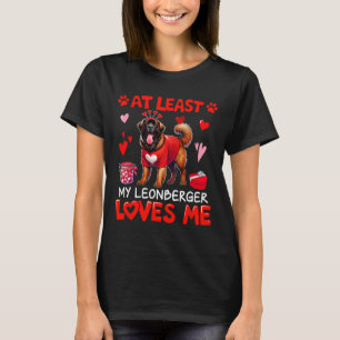 Camiseta Al Menos Mi Leonberger Me Ama En San Valentín Solt