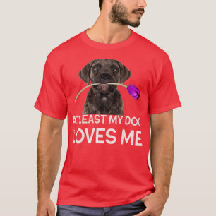 Camiseta Al menos mi perro me quiere