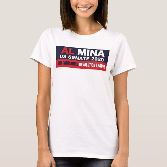 Camiseta Al Mina Mercadería del Senado de Estados Unidos (Anverso)