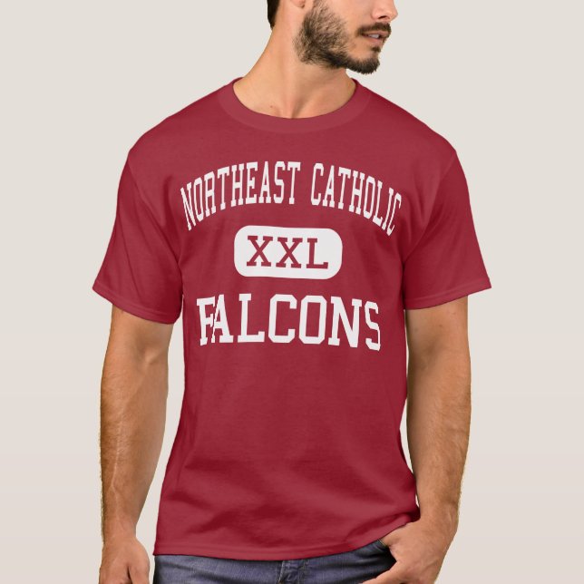 Camiseta Al noreste católico - Falcons - alto - (Anverso)