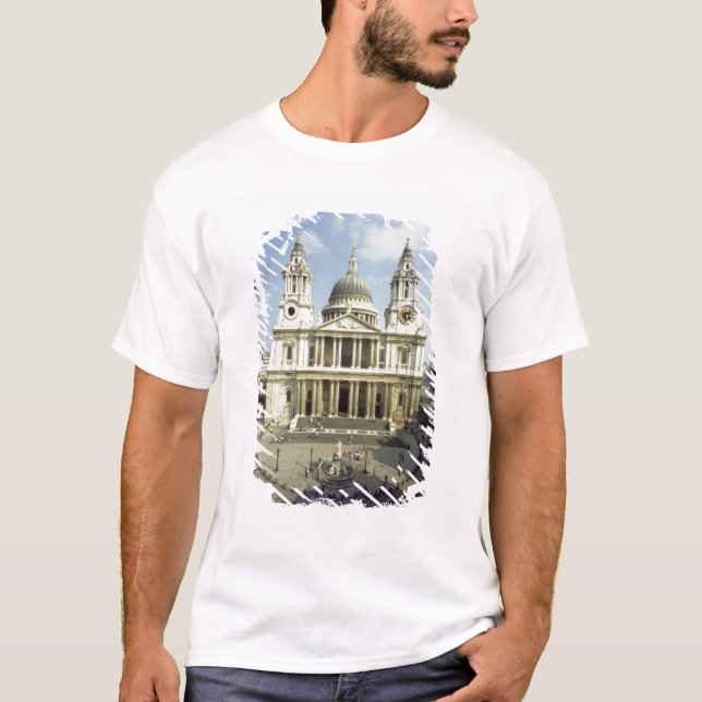 Camiseta Al oeste frente de la catedral de San Pablo, (Anverso)
