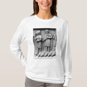 Camiseta Al oeste portal, puerta del sur, tímpano epicting