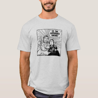 Camiseta Al panel del motor de diferencia