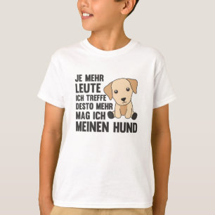 Camiseta Al perro Labrador Brown no le gustan los perros