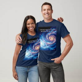 Camiseta Al principio, Dios y el Verso de la Creación