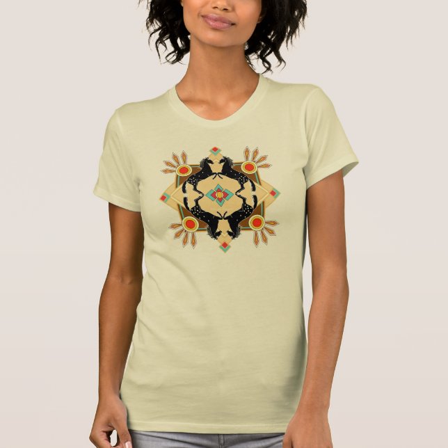 Camiseta al sudoeste de las señoras del Appaloosa (Anverso)