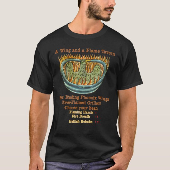 Camiseta Ala A de Baldur y el féretro infinito de la tabern (Anverso)