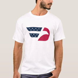 Camiseta Ala de águila patriótica de EE. UU.
