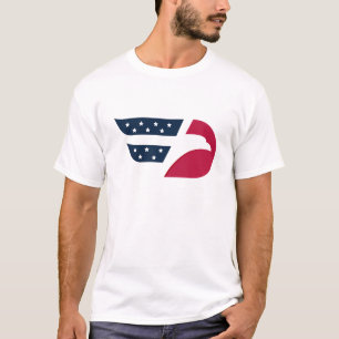 Camiseta Ala de águila patriótica de EE. UU.