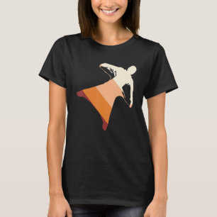 Camiseta Ala de Ala de Skydiving Retro Basejumping Skydiver