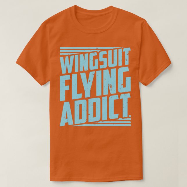Camiseta Ala de Ala de Skydiving Suit Basejumper (Diseño del anverso)
