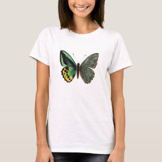 Camiseta Ala de Mariposa Birdwing Hecha de Cobre Oxidado