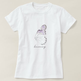 Camiseta ala de mariposa en transformación
