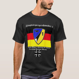 Camiseta Ala de Misiles 1 Fuerza Aérea Alemana 74º diseño d