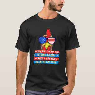 Camiseta Ala De Pollo Cocinada Ala De Pollo Perro Caliente 