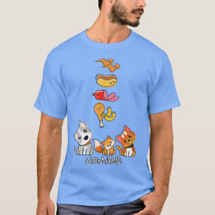 Camiseta Ala de pollo con ala de pollo con Perro caliente B