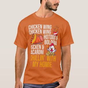 Camiseta Ala De Pollo De Pollo Ala De Gallina Perro Calient