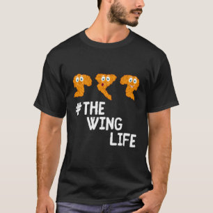 Camiseta Ala de pollo Vida Cute Alas de pollo Graciosos Reg