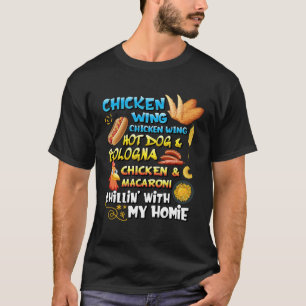 Camiseta Ala de pollo viral Ala de pollo Hot Dog Bologna So