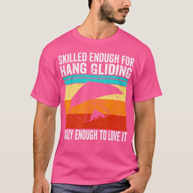 Camiseta Ala Delta Divertida Habilidosa Lo Suficiente Para  (Anverso)
