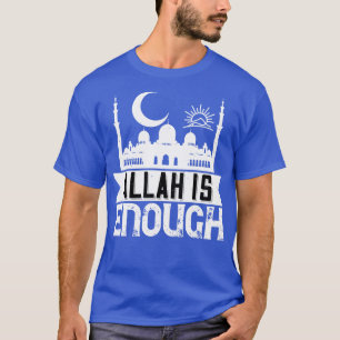 Camiseta Alá es suficiente regalo islámico musulmán de fras