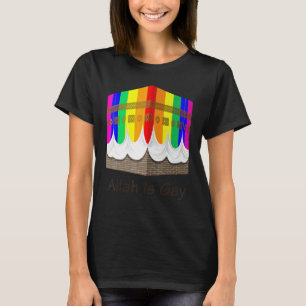 Camiseta Alá es un orgullo gay gay ateo LGBT