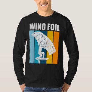 Camiseta Ala Foil Retro Ala Surfista Foil Ala