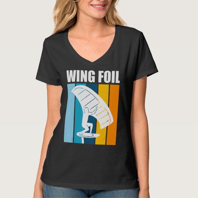 Camiseta Ala Foil Retro Wing Surfer Ala Foil (Anverso)