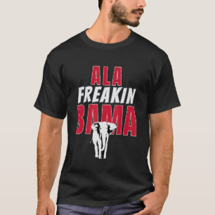 Camiseta Ala Freakin Bama Elephant - La Marea Es Crimson Vi