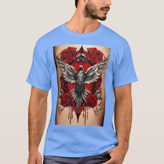 Camiseta "Ala Futura: Tatuaje de línea fina" (Anverso)