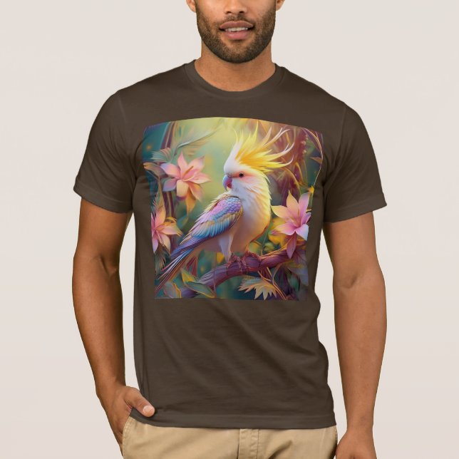 Camiseta Ala irlandesa Cockatiel Fantasy Bird (Anverso)