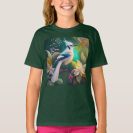 Camiseta Ala Verde azulada de la marea blanca Jay Fantasy B