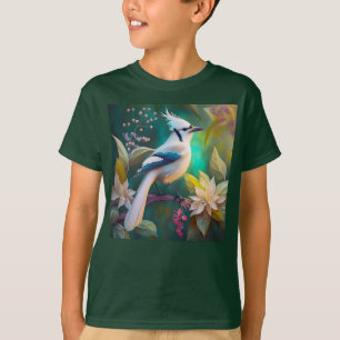 Camiseta Ala Verde azulada de la marea blanca Jay Fantasy B