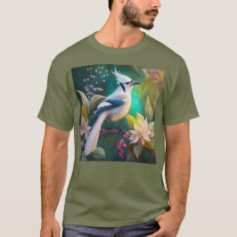 Camiseta Ala Verde azulada de la marea blanca Jay Fantasy B