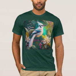 Camiseta Ala Verde azulada de la marea blanca Jay Fantasy B