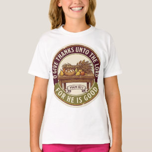 Camiseta Alabad al Señor Salmo 107:1