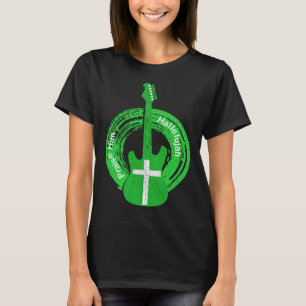 Camiseta Alabado equipo Guitariano Hallelujah Cruz de guita