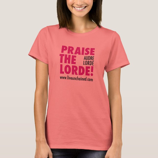 Camiseta ¡Alabado sea el Lorde! (Anverso)