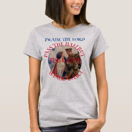 Camiseta Alabado sea el Señor Pase el Halibut Fish & Chips