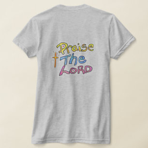 Camiseta ‘Alabado SEÑOR’ con damas cristianas cruzadas