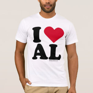 CAMISETA ALABAMA - AL DEL AMOR DE I - AMOR ALABAMA DE I