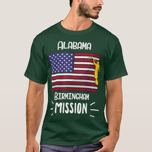 Camiseta Alabama Birmingham Mormon LDS Mission Missionary (Anverso)