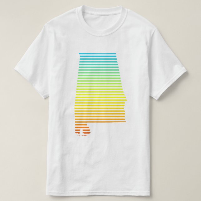 Camiseta alabama chill fade (Diseño del anverso)